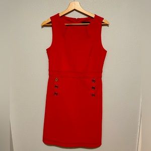 Red Sleeveless Tommy Hilfiger Dress